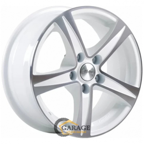 Сакура Скад Сакура 6.5x15 5*112 ET35 DIA66.6 Алмаз белый Литой