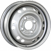 6445 Silver TREBL 6445 6x15 PCD 4x100 ET 39 DIA 56.6 Silver