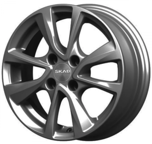 СКАД Ницца 5.5x14 PCD 4x100 ET 45 DIA 67.1 графит