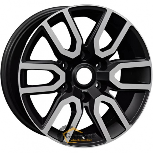 KHW 1723 Khomen KHW 1723 8x17 6*139.7 ET42 DIA75.1 Black-FP Литой