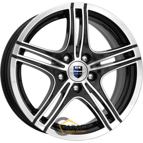 Омаха K&K Омаха 5.5x14 4*100 ET36 DIA60.1 Алмаз черный Литой
