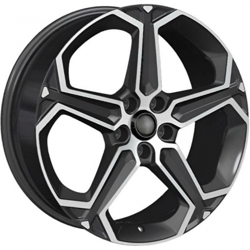 KHW 1909 Khomen KHW 1909 7.5x19 5*108 ET33 DIA60.1 Black-FP Литой