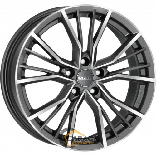 Union MAK Union 9.5x21 5*112 ET25 DIA66.6 Gunmetal Mirror Face Литой