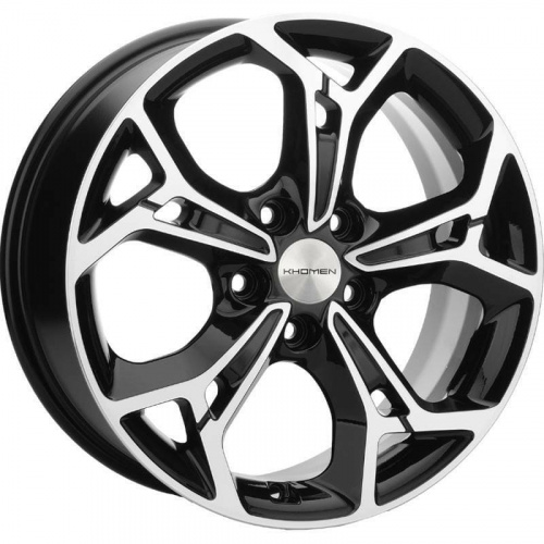 KHW 1702 Khomen KHW 1702 7x17 5*114.3 ET45 DIA66.1 Black-FP Литой