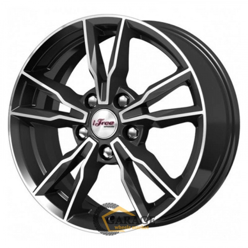 Икигай iFree Икигай 6.5x16 5*110 ET35 DIA65.1 Блэк Джек Литой