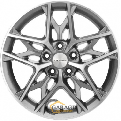 KHW 1709 Khomen KHW 1709 7x17 5*114.3 ET50 DIA67.1 Gray-FP Литой