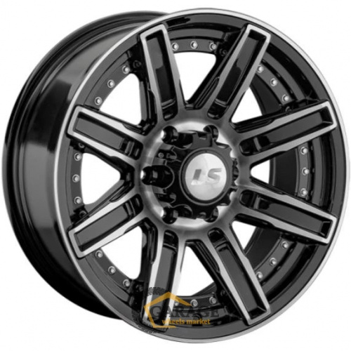 1353 LS 1353 9x18 6*139.7 ET20 DIA106.1 BKF Литой