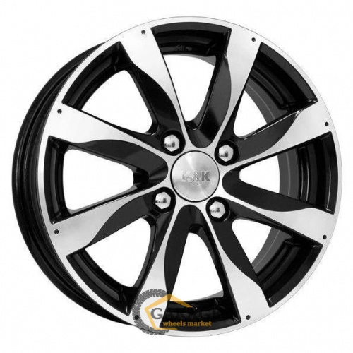 Джемини K&K Джемини 6x15 4*108 ET38 DIA67.1 Алмаз черный Литой