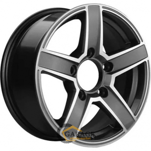 KHW 1614 Khomen KHW 1614 6.5x16 5*139.7 ET40 DIA98.5 Gray-FP Литой