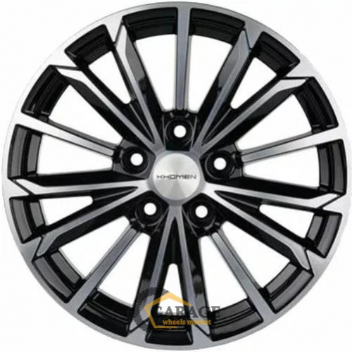 KHW 1611 Khomen KHW 1611 6.5x16 5*110 ET46 DIA63.3 Black-FP Литой