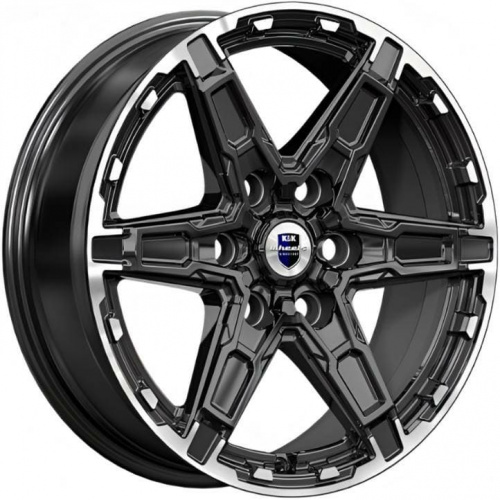 Дистрикт K&K Дистрикт 8x18 6*114.3 ET46 DIA67.1 Черный бриллиант Литой