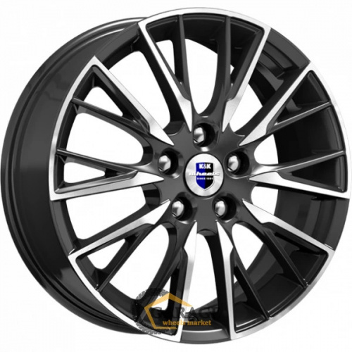 Солт K&K Солт 6.5x17 5*114.3 ET38 DIA67.1 Алмаз черный Литой