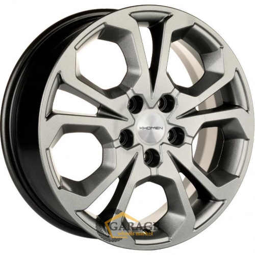 KHW 1711 Khomen KHW 1711 6.5x17 5*108 ET33 DIA60.1 Gray Литой