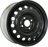 9695 Black TREBL 9695 6.5x16 PCD 4x108 ET 31 DIA 65.1 Black