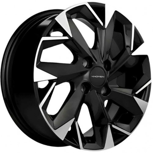 KHW 1508 Khomen KHW 1508 6x15 4*100 ET45 DIA56.6 Black-FP Литой