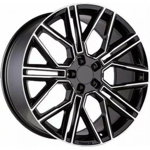 KHW 2101 Khomen KHW 2101 9.5x21 5*114.3 ET40 DIA64.1 Black-FP Литой