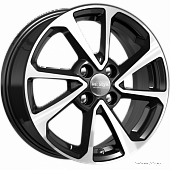 КС861 алмаз чёрный КиК КС861 6x15 PCD 4x100 ET 50 DIA 60.1 алмаз чёрный