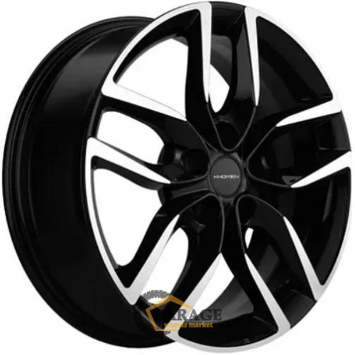 KHW 1708 Khomen KHW 1708 6.5x17 5*114.3 ET45 DIA54.1 Black-FP Литой