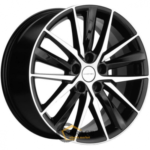 KHW 1807 Khomen KHW 1807 8x18 5*112 ET39 DIA66.6 Black-FP Литой